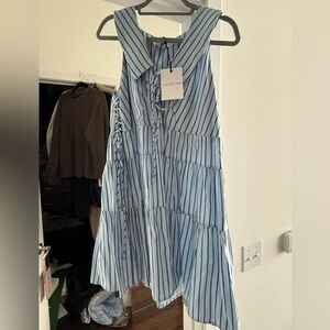 Jacquie the Label Striped Sleeveless Dress